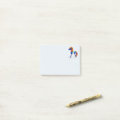 Hobby Rocking Horse aanpasbaar Post-it® Notes (Op bureau)