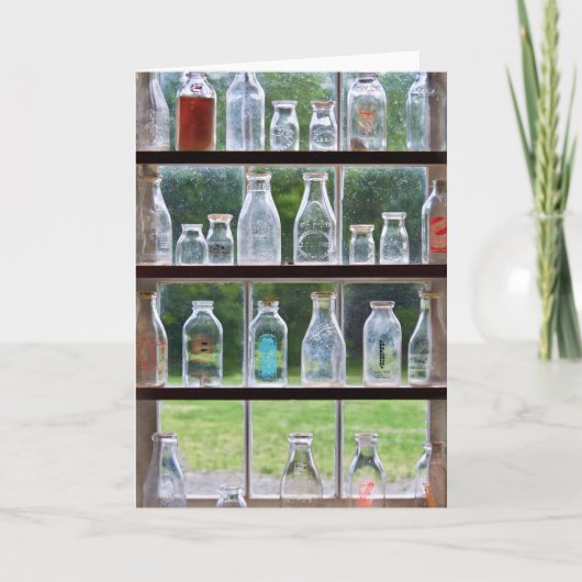 Hobby - Verzamelaar - Melkflessen Feestdagen Kaart (Voorkant)