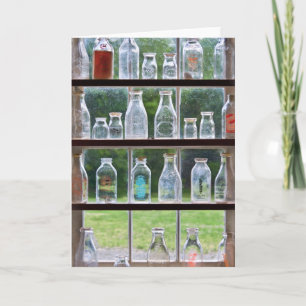 Hobby - Verzamelaar - Melkflessen Feestdagen Kaart