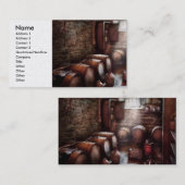 Hobby - Wijn - De wijnkelder  Visitekaartje (Voorkant / Achterkant)