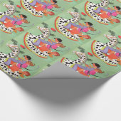 Hobbypaard voor Kerstmis Cadeaupapier (Hoek)