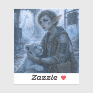 Hobby's / Dierenverzorger / Woestijn Dierentuin Sticker