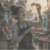 Hobby's / Sushi Chef / Japanse Vis Markt Sticker (Voorkant)