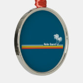 Hobe Sound Florida Metalen Ornament (Rechts)