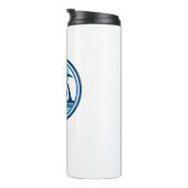 Hobe Sound Florida Palm Tree Vogels Thermosbeker (Geroteerd rechts)