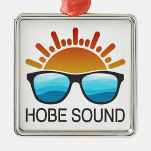 Hobe Sound Florida zonnebril Metalen Ornament