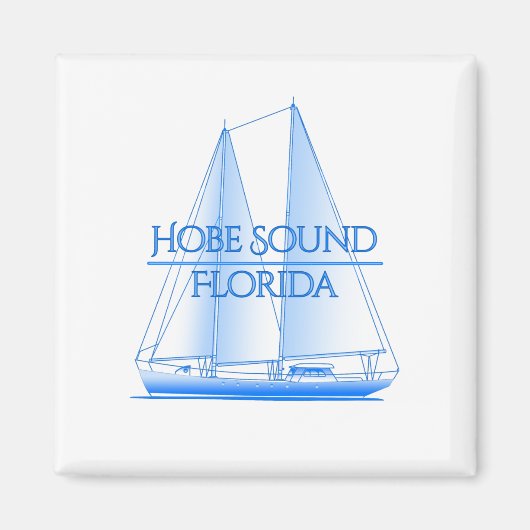 Hobe Sound Kastal Nautical Sailor Magneet (Voorkant)