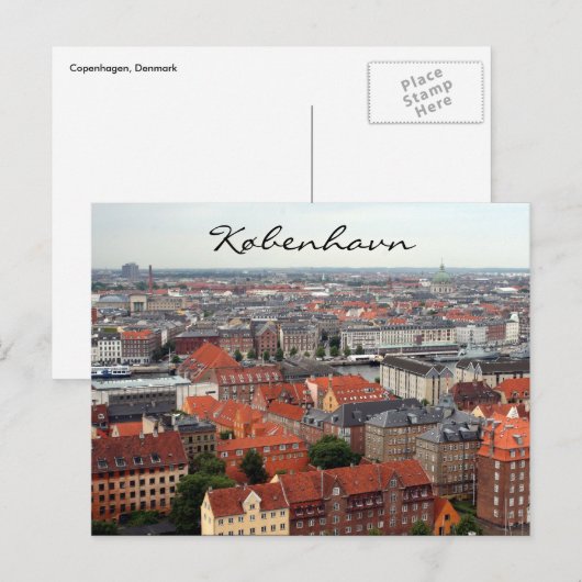 høbenhavn uitzicht briefkaart (Voorkant / Achterkant)