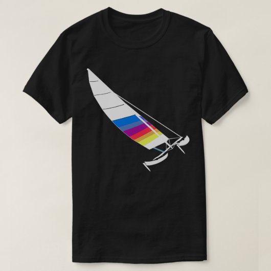 Hobie 16Beach CatFlying HullWhite01 T-shirt (Design voorkant)