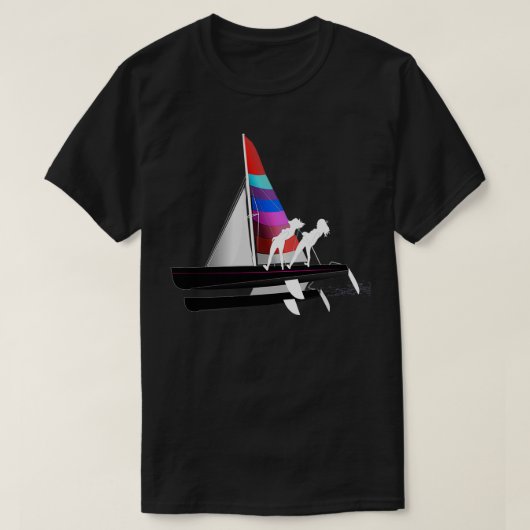 Hobie 18 Catamaran F18 T-shirt (Design voorkant)