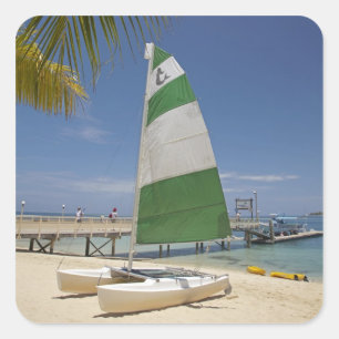 Hobie Cat, Plantation Island Resort Vierkante Sticker