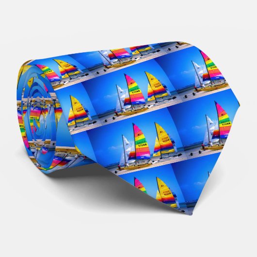 Hobie Cats in Jersey Stropdas (Opgerold)