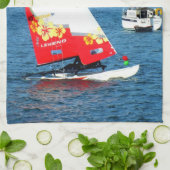 Hobie kat zeilboot theedoek (Gevouwen)