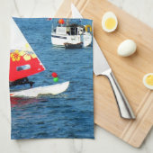 Hobie kat zeilboot theedoek (Quarter Fold)