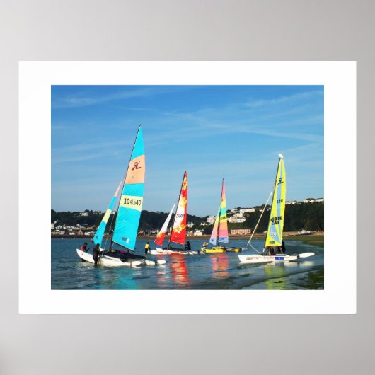 Hobie katten klaar om te varen poster (Voorkant)