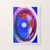 Hobie kattenboten in de kunst legpuzzel (Verticaal)