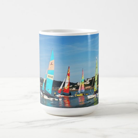 Hobie-kattenzeilzeilen Koffiemok (Center)