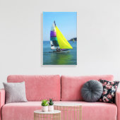 Hobie zeilboot canvas afdruk (Insitu (Woonkamer))