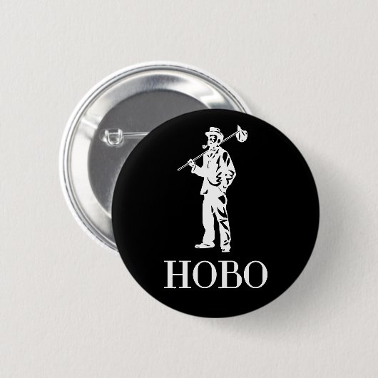 HOBO Authentic Original Premium Design Button (Voorkant /achterkant)