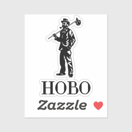 HOBO Authentic Original Premium Design Sticker (Vel)