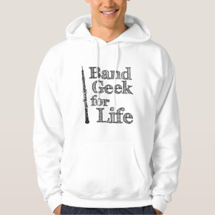 hobo band geek hoodie