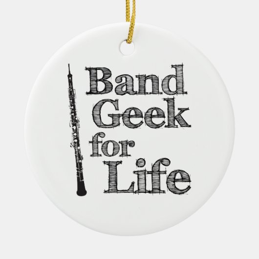 hobo band geek keramisch ornament (Voorkant)