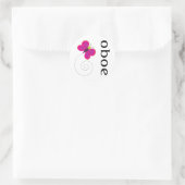 hobo cadeau ronde sticker (Tas)