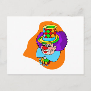 Hobo Clown Head Briefkaart