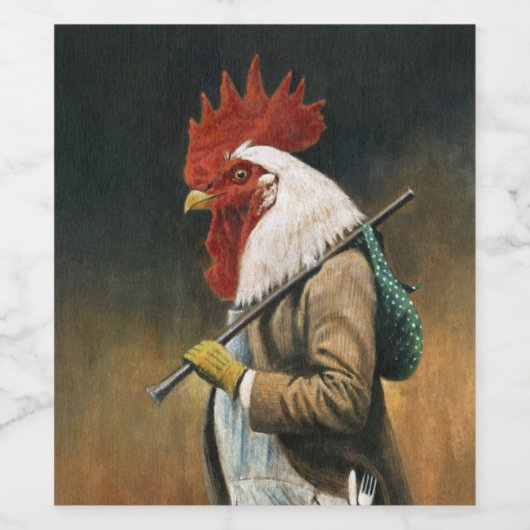 Hobo Cochin Wine Label Wijn Etiket (Enkel label)