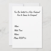 Hobo Hoedown Uitnodigingen! Kaart (Achterkant)