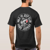 Hobo Jeepers Mannen Basic Dark T-Shirt (Achterkant)