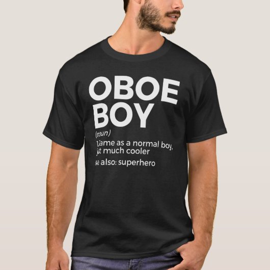 hobo jongen definitie hobo speler 1 t-shirt (Voorkant)