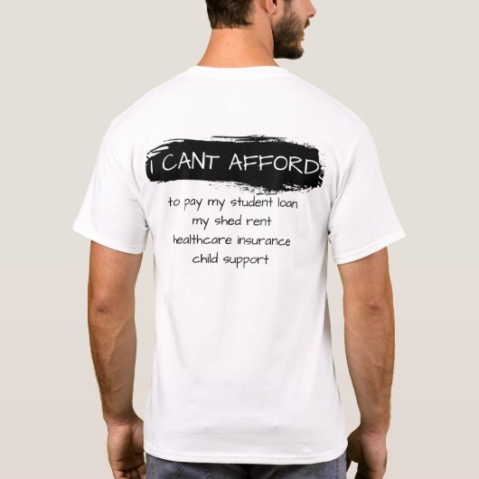 Hobo-mode T-shirt (Achterkant)