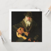 Hobo Musicus (gitarist Old Man) () Kaart (Voorkant / Achterkant in situ)