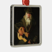 Hobo Musicus (gitarist Old Man) () Metalen Ornament (Rechts)