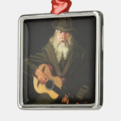 Hobo Musicus (gitarist Old Man) () Metalen Ornament (Links)