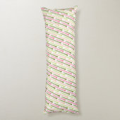 Hobo Muziekinstrumentenband Orkest Roze Lichaamskussen (Achterkant (Verticaal))