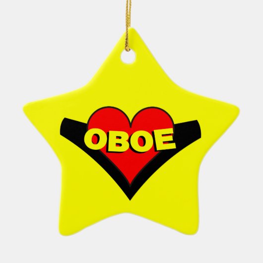 hobo over hart keramisch ornament (Voorkant)
