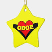 hobo over hart keramisch ornament (Links)