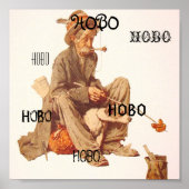 Hobo-Poster Poster (Voorkant)