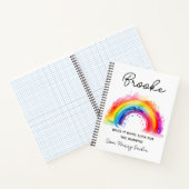 Hobo regenboog gepersonaliseerd notitieboek (Binnen)
