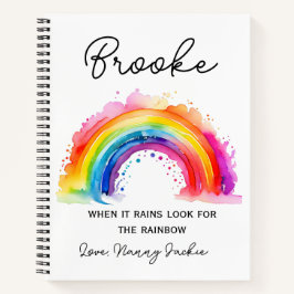 Hobo regenboog gepersonaliseerd notitieboek