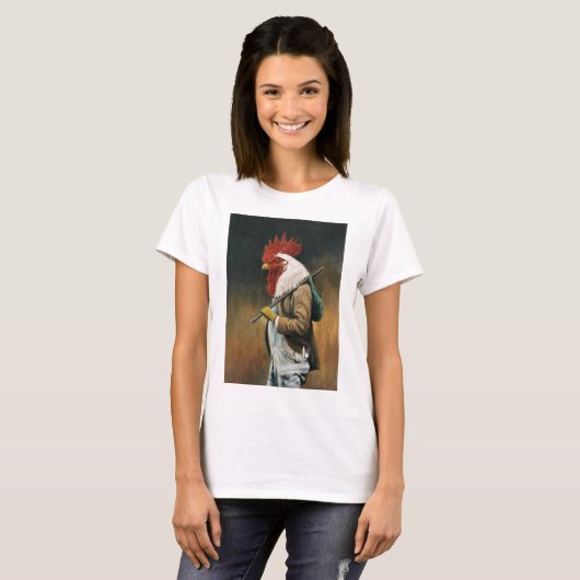 Hobo Rooster T-shirt (Voorkant volledig)
