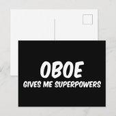 Hobo Superkrachten Funny Superheld Muziek Briefkaart (Voorkant / Achterkant)