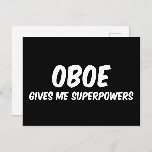 Hobo Superkrachten Grappige Superhelden Muziek Briefkaart (Voorkant / Achterkant)