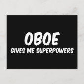 Hobo Superkrachten Grappige Superhelden Muziek Briefkaart (Voorkant)