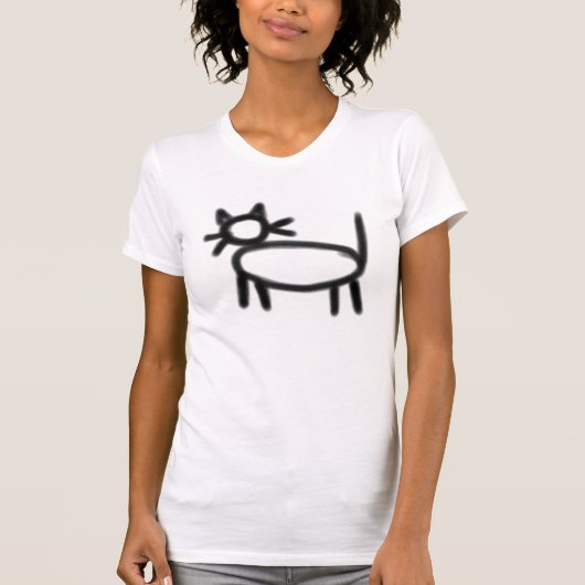 Hobo Symbol: Kind Lady (black print) T-shirt (Voorkant)