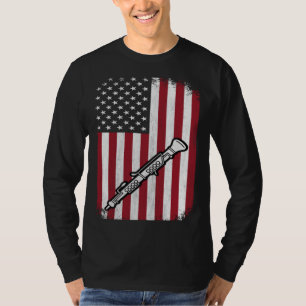 Hobo Vintage Amerikaanse Vlag Hoboïst 4 juli T-shirt