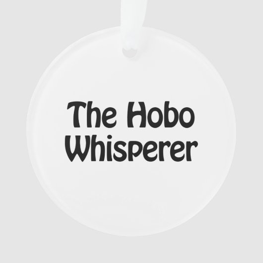 hobo whisper ornament (voorkant)