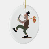 Hobo Whistle Keramisch Ornament (Rechts)